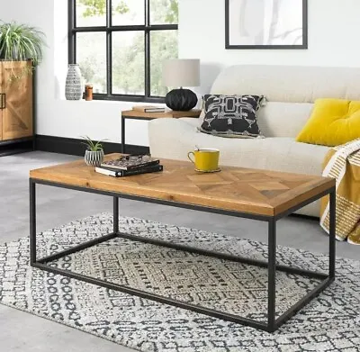 Bentley Designs Greenwich Rustic Oak & Peppercorn Coffee Table. *1 • £97