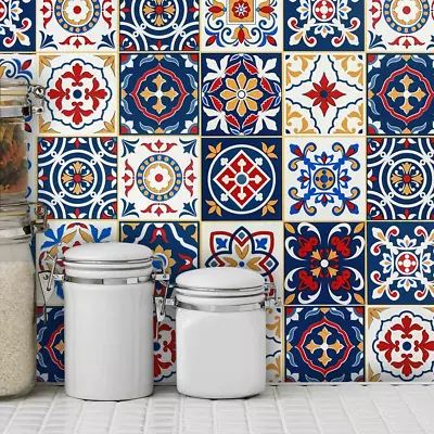 Decorative Tile Peel And Stick Wallpaper Mosaic 17.7 X197 Colorful • $19.33