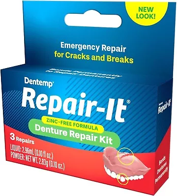 Repair Kit - Repair-It Advanced Formula Denture Repair Kit - Denture Repair Kit • $13.65