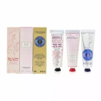 L'Occitane Lovelier Hands Set: 2xRose Hand Cream 30ml+2x Shea Butter Hand 6x30ml • $34.99