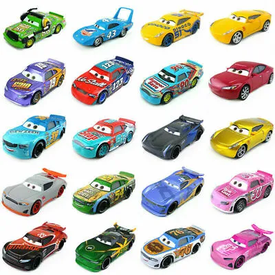 Disney Pixar Cars Jackson Storm McQueen Cruz Ramirez 1:55 Toy Car Model Gift • £10.30