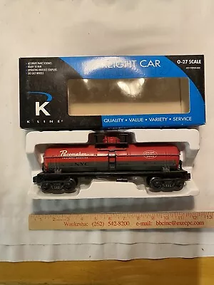 K-Line 6311751 NYC Pacemaker Single Dome Tank Car O/027 Ga. Lionel • $14.99