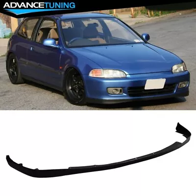 For 92-95 Honda Civic Coupe & Hatchback SIR Style Unpainted PU Front Bumper Lip • $59.99