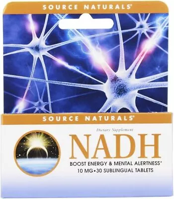 Source Naturals NADH 10mg Boost Energy And Mental Alertness - 30 Lozenges  • $47.95