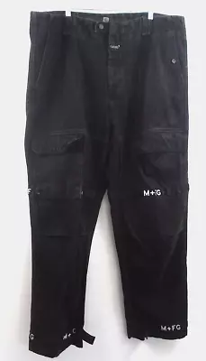 Marithe Francois Girbaud Black Jeans Men's 44 X 35 Baggy Cargo Wide Leg Pants • $40