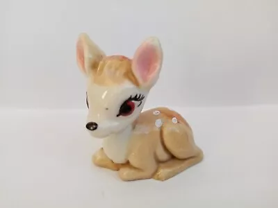 WADE Whimsie 1950s DISNEY Bambi Fawn First Edition Ornament • £9