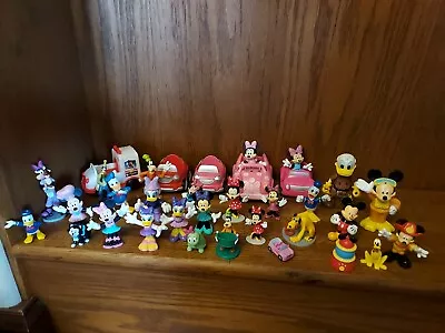 Disney Mickey & Minnie Mouse Toys Lot Of 34 Figures & Vehicles Donald Daisy Duck • $8