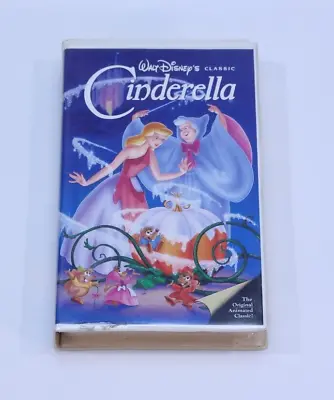 VTG VHS Walt Disney Black Diamond Classic Cinderella Movie Princess Animation • $9.59