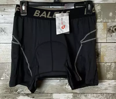 Baleaf Mens Black Padded Bike Shorts Size L • $14.99