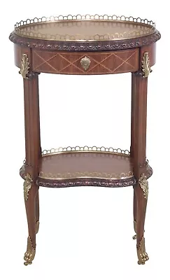 L53118E: MAITLAND SMITH  #8123-30 Inlaid Mahogany French Nightstand Table - NEW • $1595