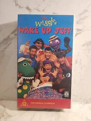 The Wiggles - Wake Up Jeff VHS Movie Video Cassette Tape • $19.90