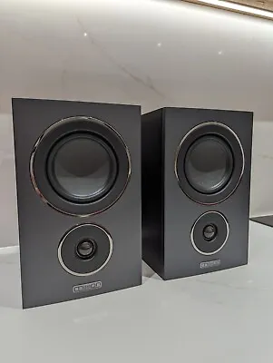 Mission LX2 Black Bookshelf Hi-Fi Speakers • £45