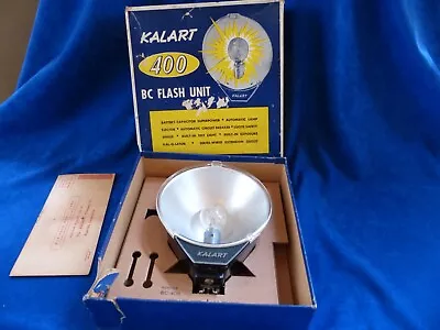 Vintage Kalart BC-400 Flash Unit In Original Box With Bulb Shoe Mount • $12.95