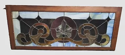 Large Antique Stained Glass Window Hanging • $300