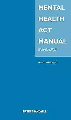 Mental Health Act Manual--paperback-0414057481-Very Good • £4.52