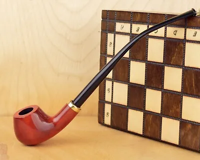 Mr. Brog No. 14 Churchwarden Extra Long Smooth Pecan Smoking Pipe • $31.99