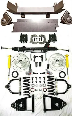 1955 To 1959 Chevy Truck Mustang II Power Front End Suspension Kit IFS Stock • $1598.87