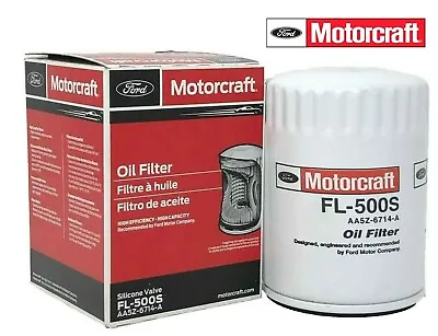 OEM Genuine Ford Engine Oil Filter AA5Z-6714-A Motorcraft FL500S • $14.95