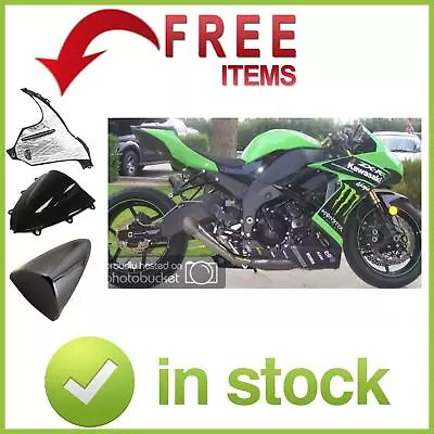 08-10 Kawasaki Ninja Zx10r Zx10 Fairing Kit Best Aftermarket Fairing Set In • $441.99