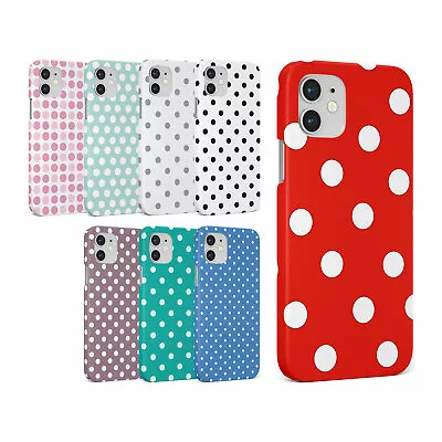 Case For Iphone 15 14 13 12 11 Se 8 Pro Max Hard Phone Cover Polka Dot Shabby • £5.99