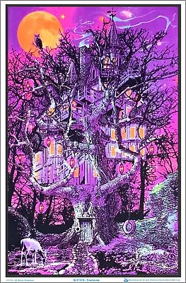 Treehouse Blacklight Poster 23 X 35 • $14.49