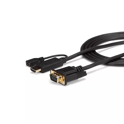 StarTech HD2VGAMM6 HDMI To VGA Cable - 6 Ft / 2m - 1080p - 1920 X 1200 - Active • $49.99