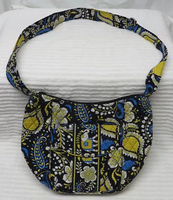 Vera Bradley Retired 2013 Ellie Blue Elephants Hipster Crossbody Bag Euc • $19.95