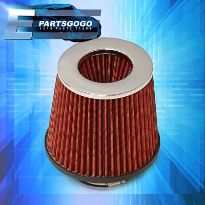 For Cadillac 3.0  Air Filter AutoX Replacement Short Ram/Cold Intake CAI Chrome • $14.99