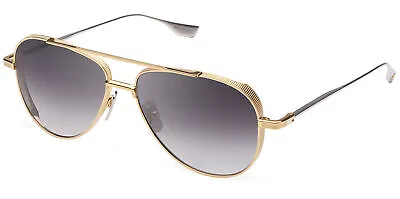 DITA Subsystem Men's Yellow Gold/Silver Aviator Sunglasses - DTS141 A 01 - Japan • $399.99