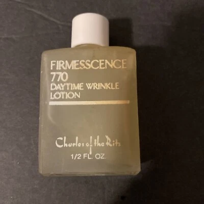 $29.75 • Buy Vintage Charles Of The Ritz Firmesscence 770 Daytime Wrinkle Lotion 1/2 Oz