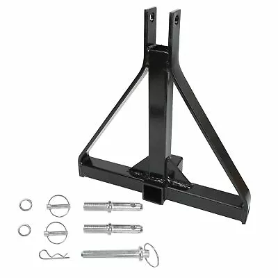 3 Point 2 Receiver Trailer Hitch Category One Tractor Tow Hitch Drawbar Adapter • $35.50