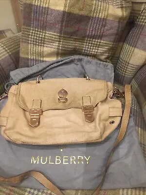 Mulberry Tillie Satchel Bag Alexa Peach Colour 100% Genuine Rare Limited Edition • £150