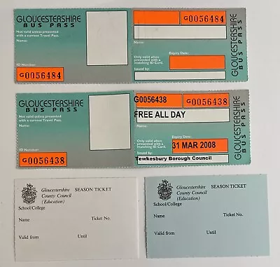 GLOUCESTERSHIRE COUNTY COUNCIL TRANSPORT Bus Ticket LOT X4 A381 • £4.99