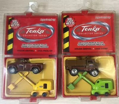 Tonka Collector Series Diecast Steam Shovel 1956 Pick-Up & 1949 Dump (LOT OF 2) • $30.84