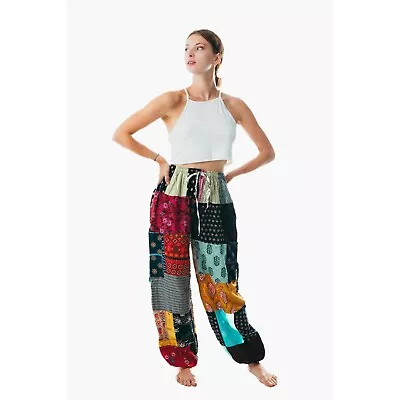 Unisex Handmade Boho Hippie Aladdin Alibaba Harem Yoga Pants One Size Women Men • $18