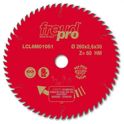 Freud LCL6M TCT Thin Kerf Cordless Circular Saw Blade 165mm 24T 20mm • £19.95