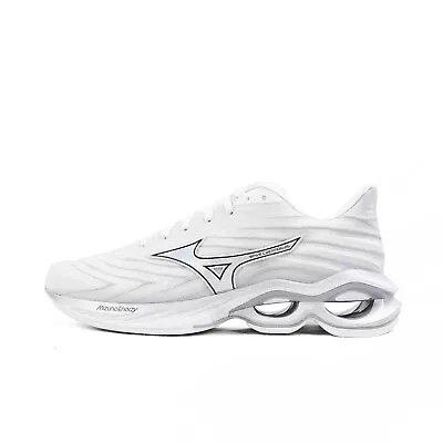 Mizuno Wave Creation 25 Anniversary [J1GC242801] Men Running Shoes White/Black • $199.95