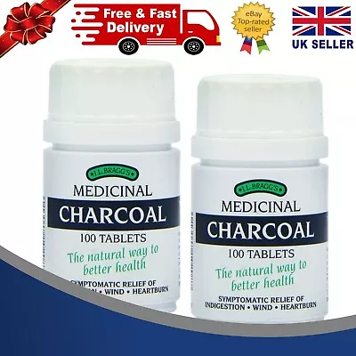 Bragg's Medicinal Charcoal 100 Tablets (PACK OF 2) • £11.15