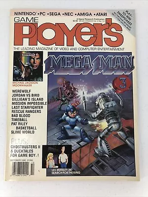 Game Player’s Magazine Vol 2 Issue 10 October 1990 Mega Man 3 Ghostbusters NES • $16.99