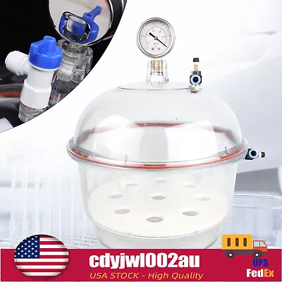 Vacuum Desiccator Jar Polycarbonate Plastic Vacuum Dryer Laboratory Dessicator  • $57.95