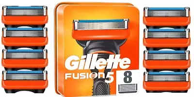 8PCS Razor Shaving Blades Refills Compatible For Gillette Fusion 5 Proglide • £10.97