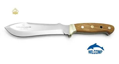 $520 • Buy PUMA WHITE HUNTER 240, Olive Wood, Handmade German Hunting Knife - 126009
