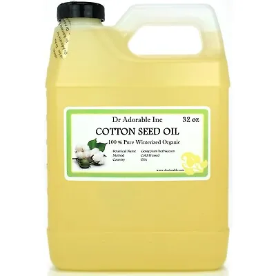 Organic Cotton Seed Oil Pure Fresh Cold Pressed   • $7.19