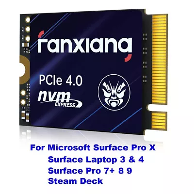 Fanxiang 500GB M.2 2230 SSD NVMe PCIe 4.0 For Surface Pro 7+ 8 9 & Steam Deck • £39.99