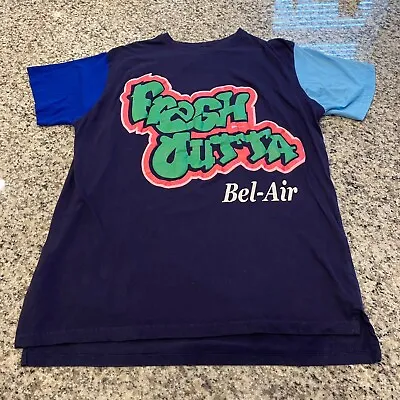 Bel-Air Academy Shirt Mens XL Black Fresh Prince 90s Evolution Design Y2K VTG • $23.99