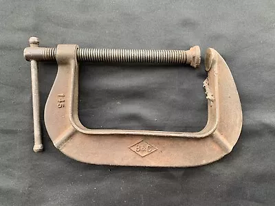Vintage Brink & Cotton USA C-Clamp 5” Made In USA No. 145 Malleable Iron • $11.49