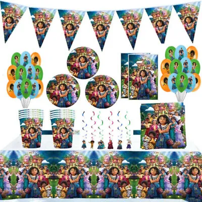 £4.89 • Buy Encanto Birthday  Party Supplies -Tableware - Decorations - Banners - Balloons