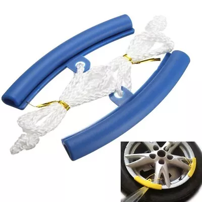 Tire Change Guard Rim Car 2pcs/Set ATV Blue Edge Savers For Motorcycle • $20.80