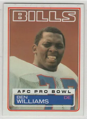 1983 Topps Football Buffalo Bills Team Set  • $3.99