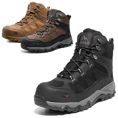Men's Safety Steel Toe Shoes Work Boots Industrial Anti-Slip Waterproof Boots • $45.39